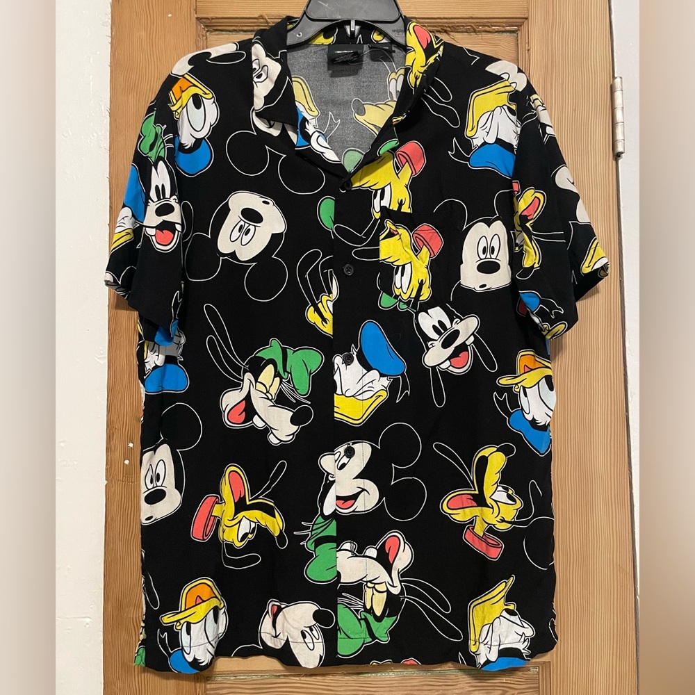 Disney Mickey and Friends Button Down Shirt